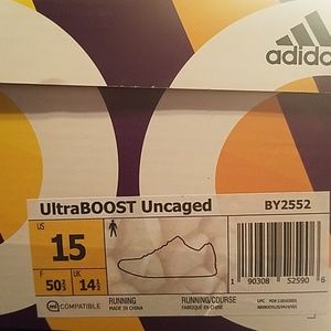 NEW UltraBOOST Uncaged Dark Burgundy Size 15